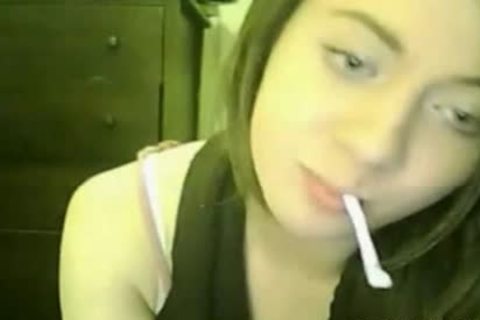 amateur legal age teenager lady-man Sucks A knob On web camera