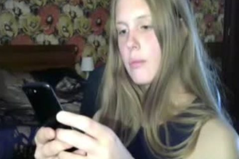 blonde legal age teenager Russian ladyboy weenie Jerking