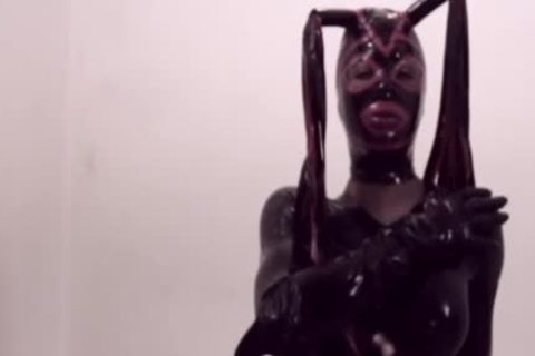 wicked ebon ladyman In Latex