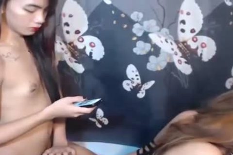 Two excited t-girls plowing raw