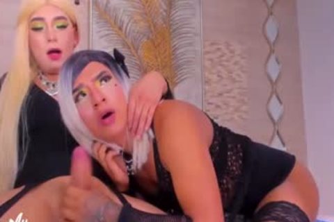 [slutty ass] large butthole tgirl bang HER SISSY slut friend =)