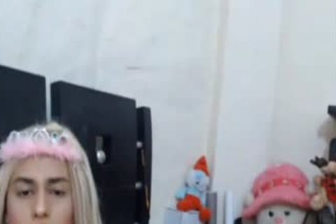 filthy In Pink CD Fills Up Belly Button With cum At  9:10