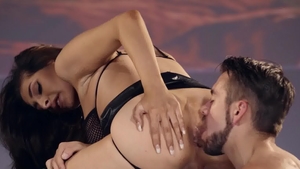 TransAngels: Tattooed Alexa Scout throat fucking scene