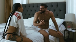 Transsensual - Shemale Ricky Larkin blowjob cum scene