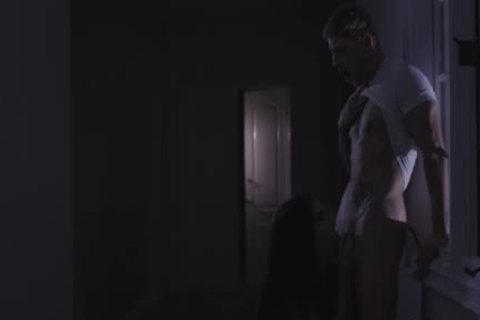 breasty Ts Melanie Brooks blows A guy weenie Expertly