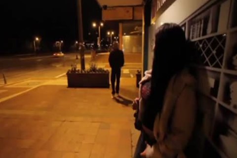 large Round butthole slutty tgirl Cums whilst hammered By Montrous large fat cock