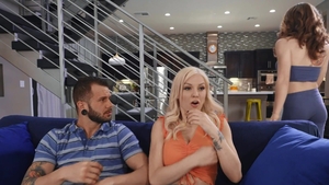 TransAngels: T-girl Izzy Wilde reverse cowgirl