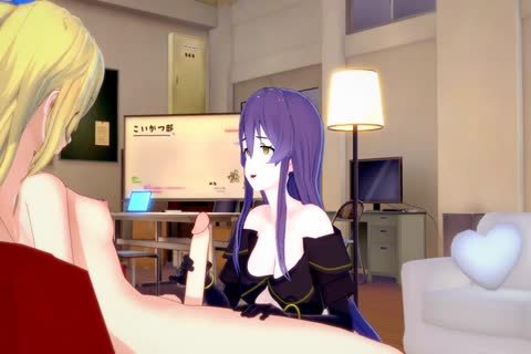 Futa Priestess X Witch[Goblin Slayer] —3D manga