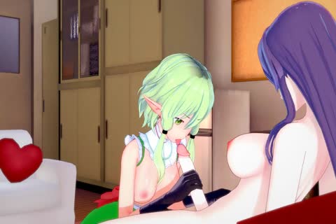 Witch X High Elf Archer[Goblin Slayer] — 3D manga