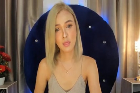 attractive sexy TBabe Stroking On web camera Part 1
