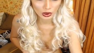 tasty And sleazy lascivious shemale Jerking