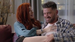 whore Redhead lady-man Lets Her new Boyfriend gangbang Her nasty booty