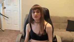 lengthy schlong brunette Trans girl Camshows Solo