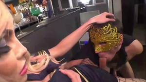 boning His throat Hard