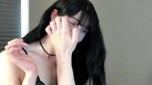 Skinny And Tall Transgirl With massive penis Masturbates On cam