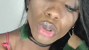 lady-man unbending penis slutty Facial 215