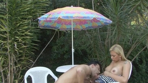 angel Star bonks Her Boyfriend Outdoor