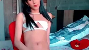 Skinny teen latina Trans beauty With White Fishnet nylons Jerks Off Her 10-Pounder On web camera
