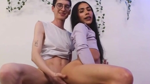 sheboy Got poke By Femboy On webcam
