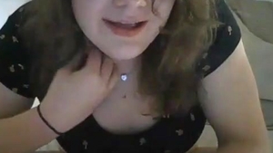 Smoking American Transgirl In Glasses Strokes Her 10-Pounder