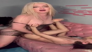 Horny Sissy Gets Trained by His T-Mistress