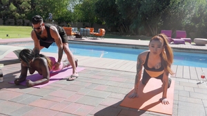 Trans Harder: Alpha Wolfe Enjoys Yoga with His Trans Babes