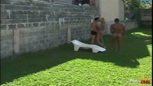 Brazilian ladyman With 1 man And 1 Fag