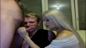 blonde ladyman gets slamed By mature Male