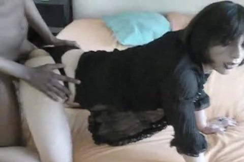 dark chap nailing brunette hair butt